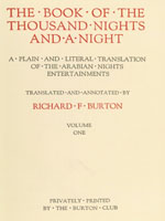 The Book of a Thousand Nights and a Night title page